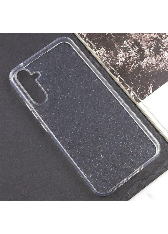 Чохол TPU Nova для Samsung Galaxy S23 FE з блискітками Прозорий Epik (372972704)