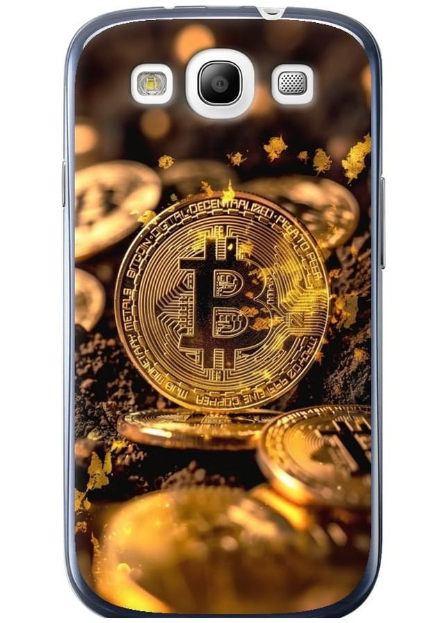 2D пластиковый чехол 'Золотая лихорадка биткойна' для Endorphone Samsung Galaxy S3 Duos I9300i (342123668)