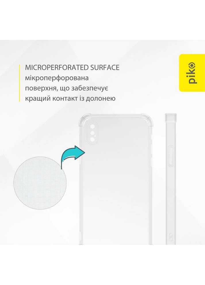 Чохол TPU Shockproof для Apple iPhone X/XS Transparent (1283126610103) Piko (399518802)