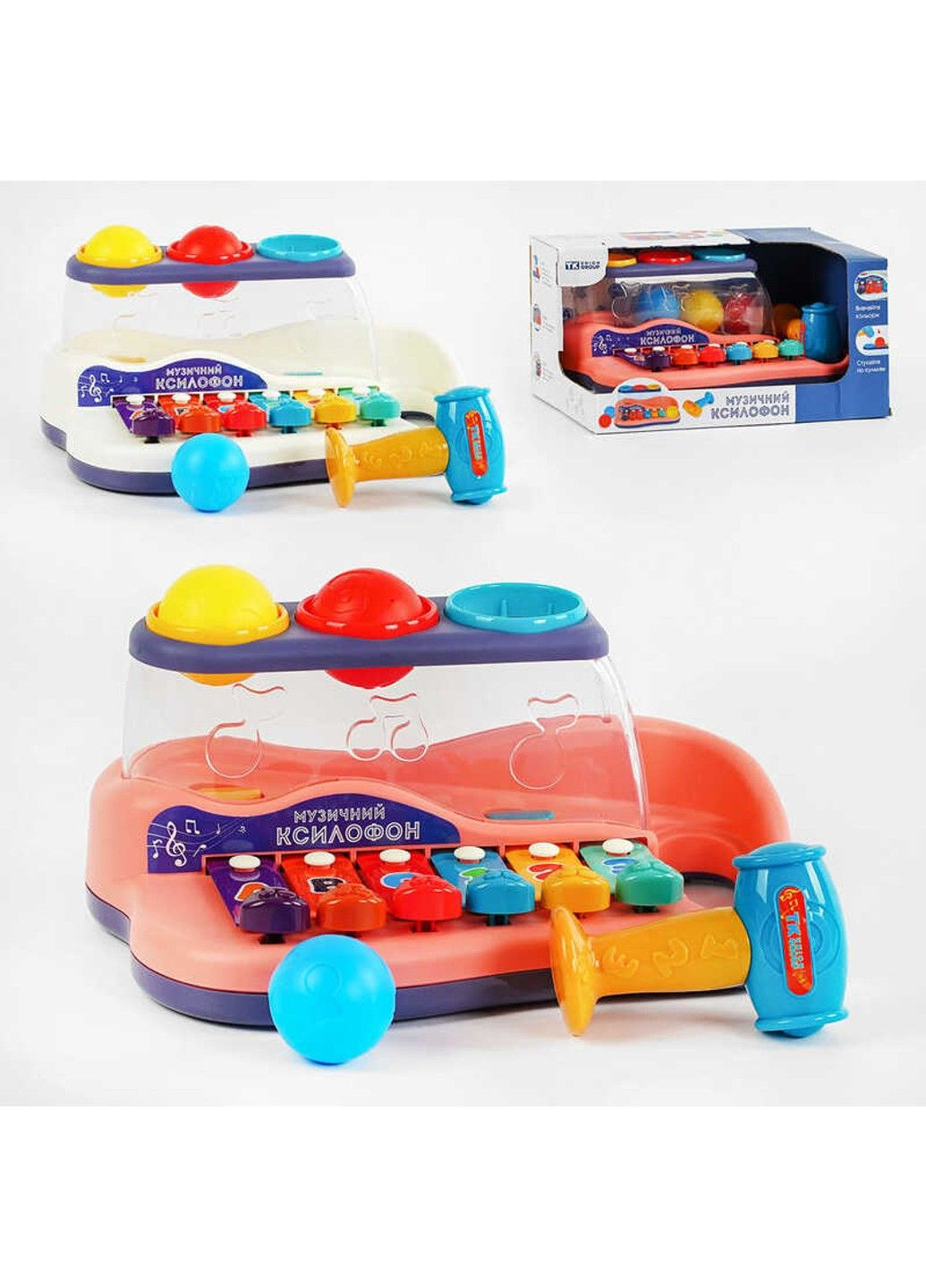 Музичний ксилофон "" з молоточком (56489) TK Group (322345292)