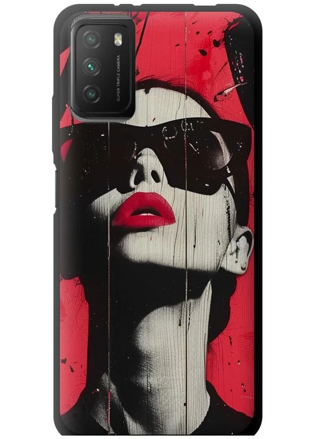 TPU чорний чохол 'XO Love v1' для Endorphone Xiaomi Poco M3 (285705852)