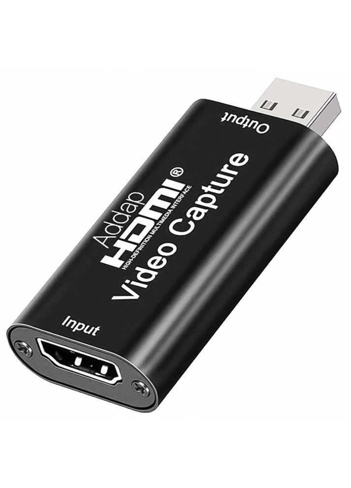 Зовнішня карта відеозахоплення HDMI - USB 2,0 для стрімів і запису екрану, конвертер потокового відео VCC-01 Addap (376267597)