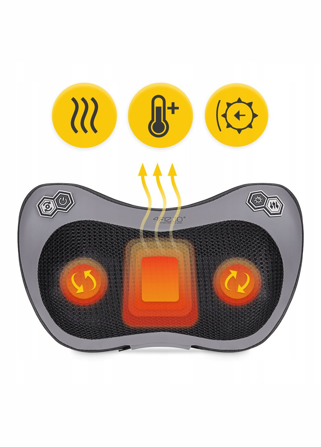 Подушка-масажер Shiatsu Pro+ Black () 4FIZJO P-5907739319159 (324264895)