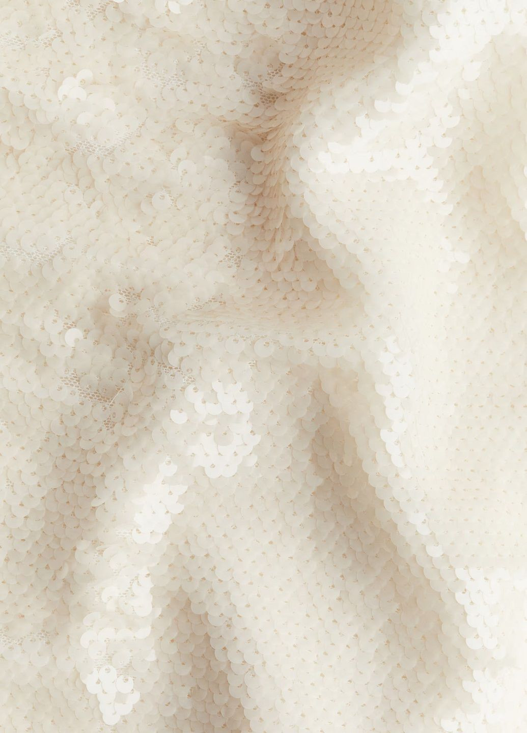 Кремовое праздничный платье H&M однотонное