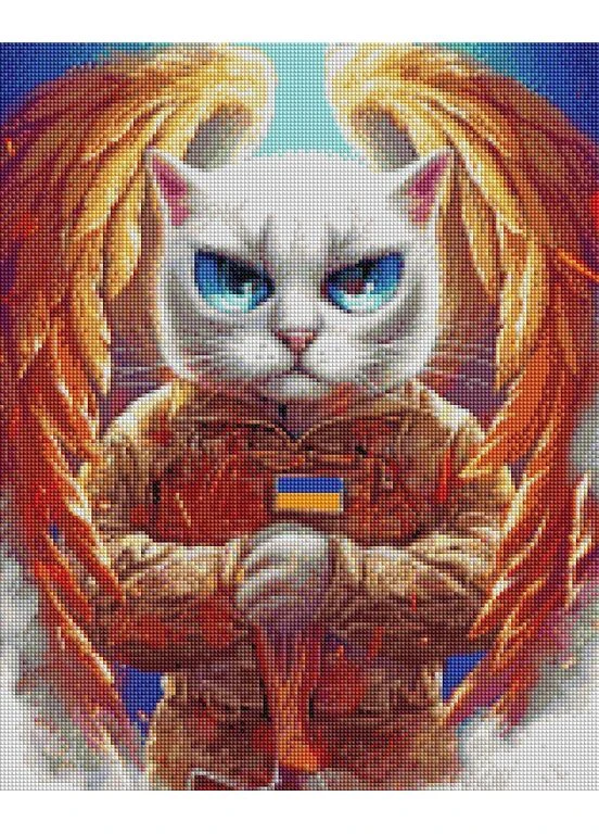 Котик Ангел © Маріанна Пащук Brushme (377294353)