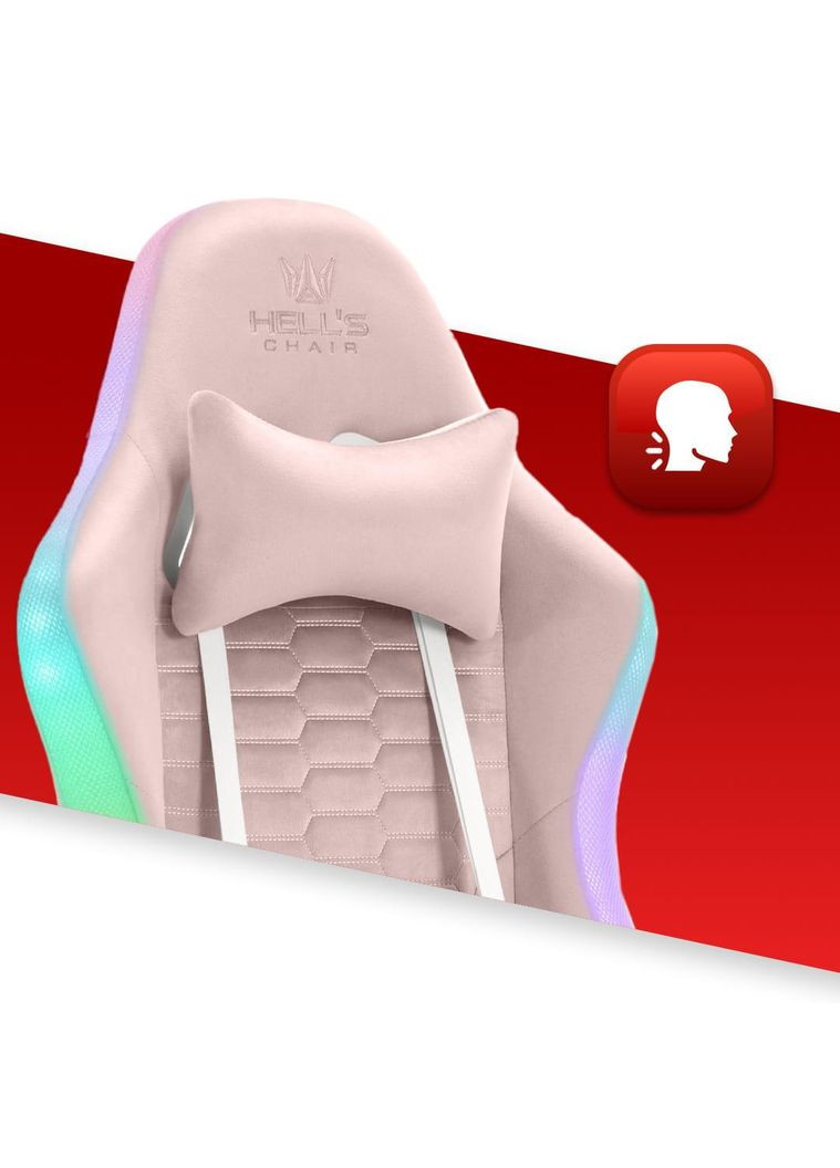 Комп'ютерне крісло Chair HC- 1000 Pink (тканина) No Brand (347311569)