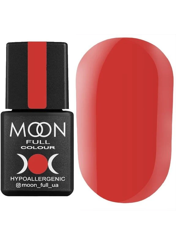 Гель-лак color Gel polish №115 (розово-красный, эмаль), 8 мл Moon Full (397073884)