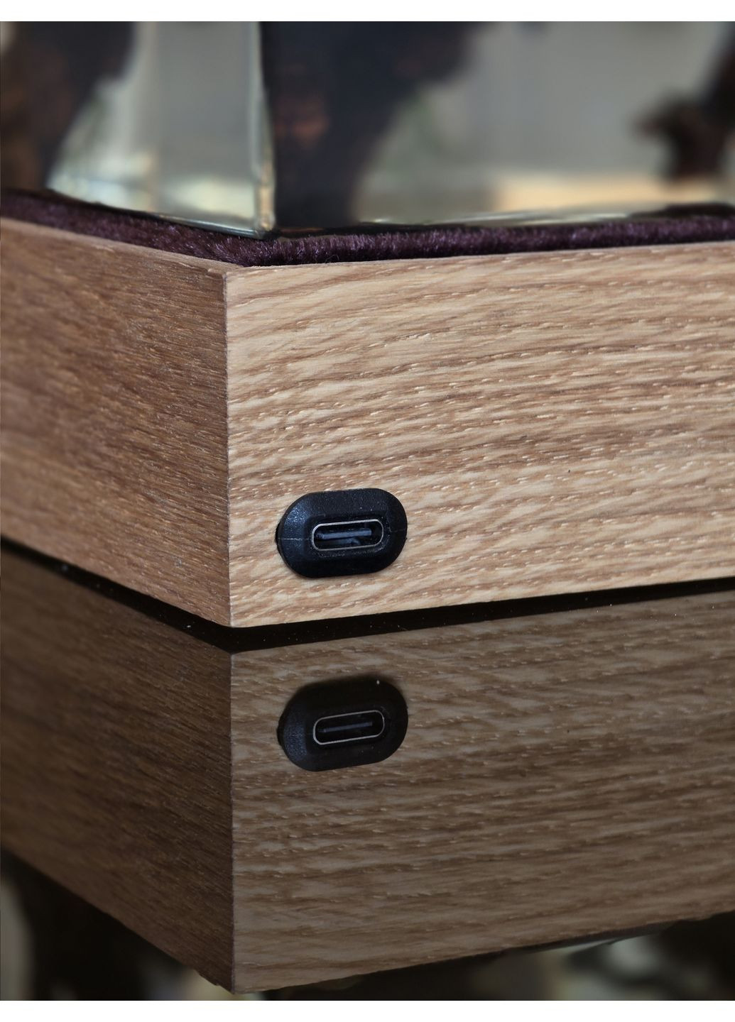 Светильник Куб Дерево коралов из эпоксидной смолы RGB 17.5 см Бежевий EpoxyWood Ukraine Куб Дерево коралів (360898028)