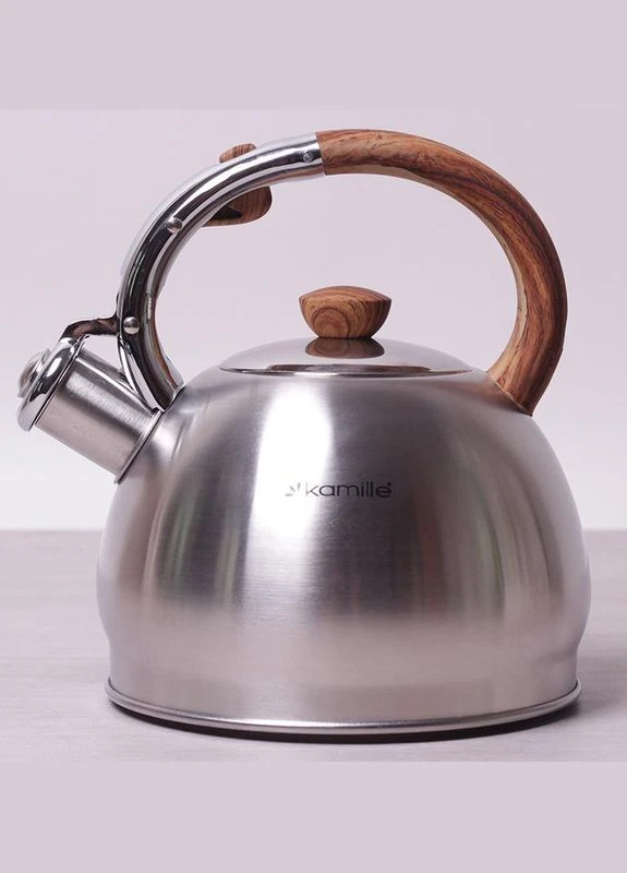 Чайник Whistling Kettle 2л из нержавеющей стали со свистком Kamille (372170979)