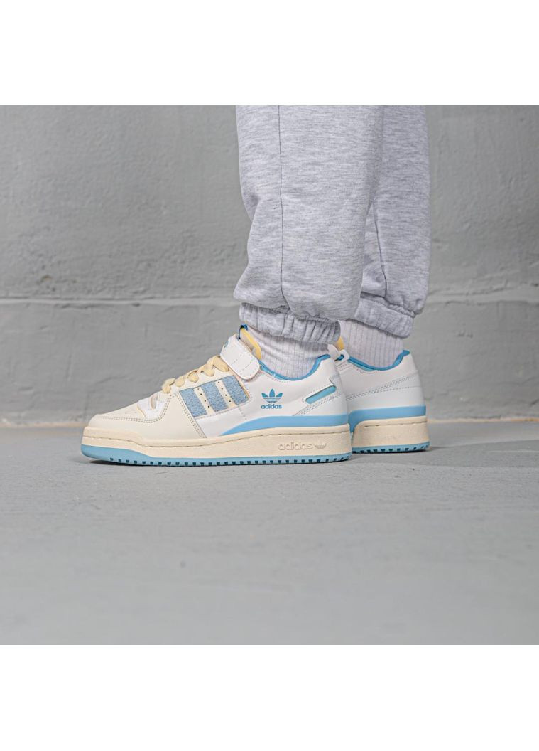 КРОСІВКИ ЖІНОЧІ ADIDAS FORUM 84 LOW CAROLINA BLUE АДІДАС ФОРУМ 84 No Brand бежеві демісезони (369390760)