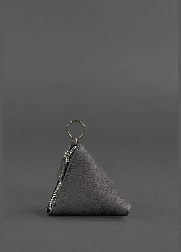 Кожаная монетница 2.0 Пирамида черная (A-026504) BlankNote (341307530)