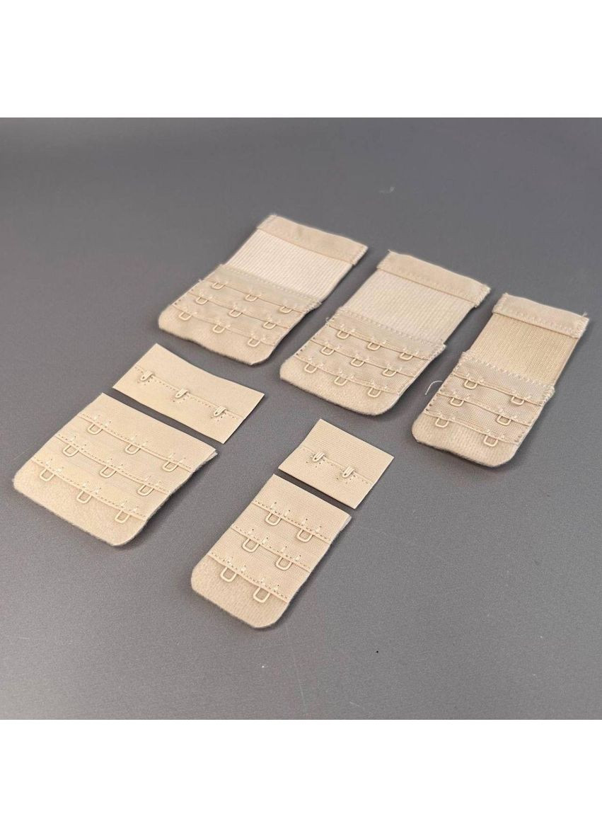 Застежка для бюстгальтера на 2 крючка, бежевый 3,2х5 см Plus-plus (352747810)