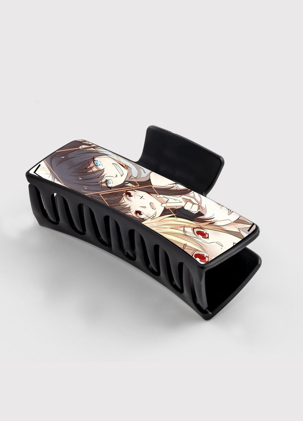 Заколка крабик для волос Аниме Бехатний Бог #0001 черный No Brand (315631094)