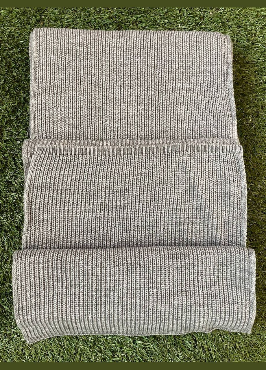 Шарф чоловічий дрібне в'язання сірий C&A (303933059)