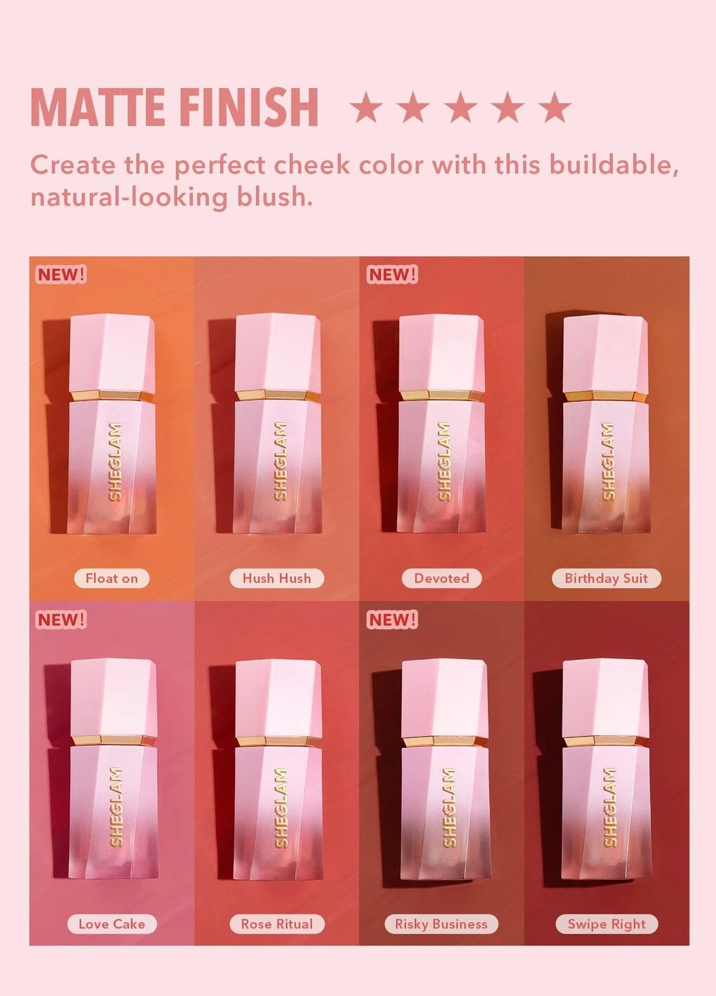 Рідкі матові рум'яна Color Bloom Liquid Blush Sheglam (311656872)