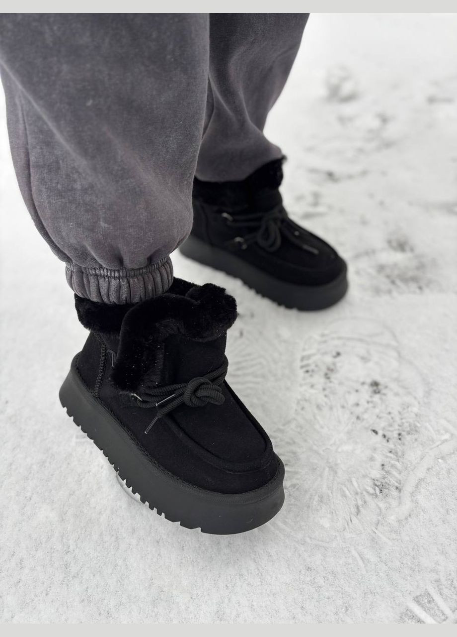 Уги на завязках из натуральной замши No Brand (311505927)