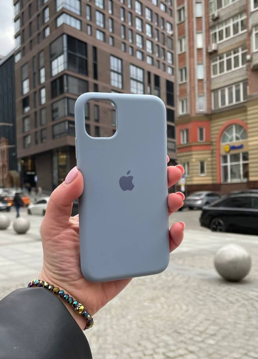 Чехол для iPhone 11 Pro голубой Far Blue Silicone Case силикон кейс No Brand (289754174)