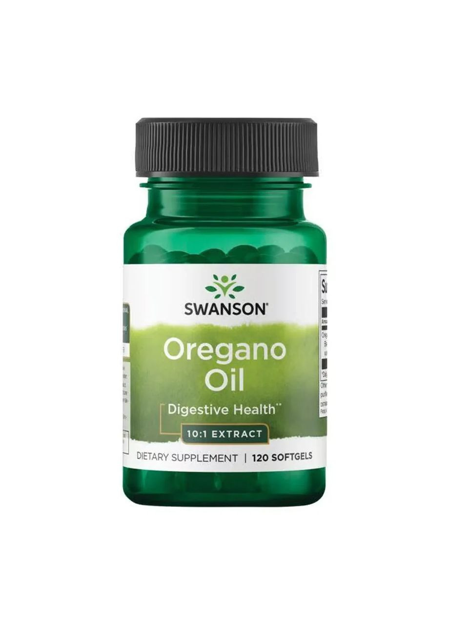 Масло орегано Oregano Oil 10:1 Extract 150 мг, 120 капсул Swanson (365754527)