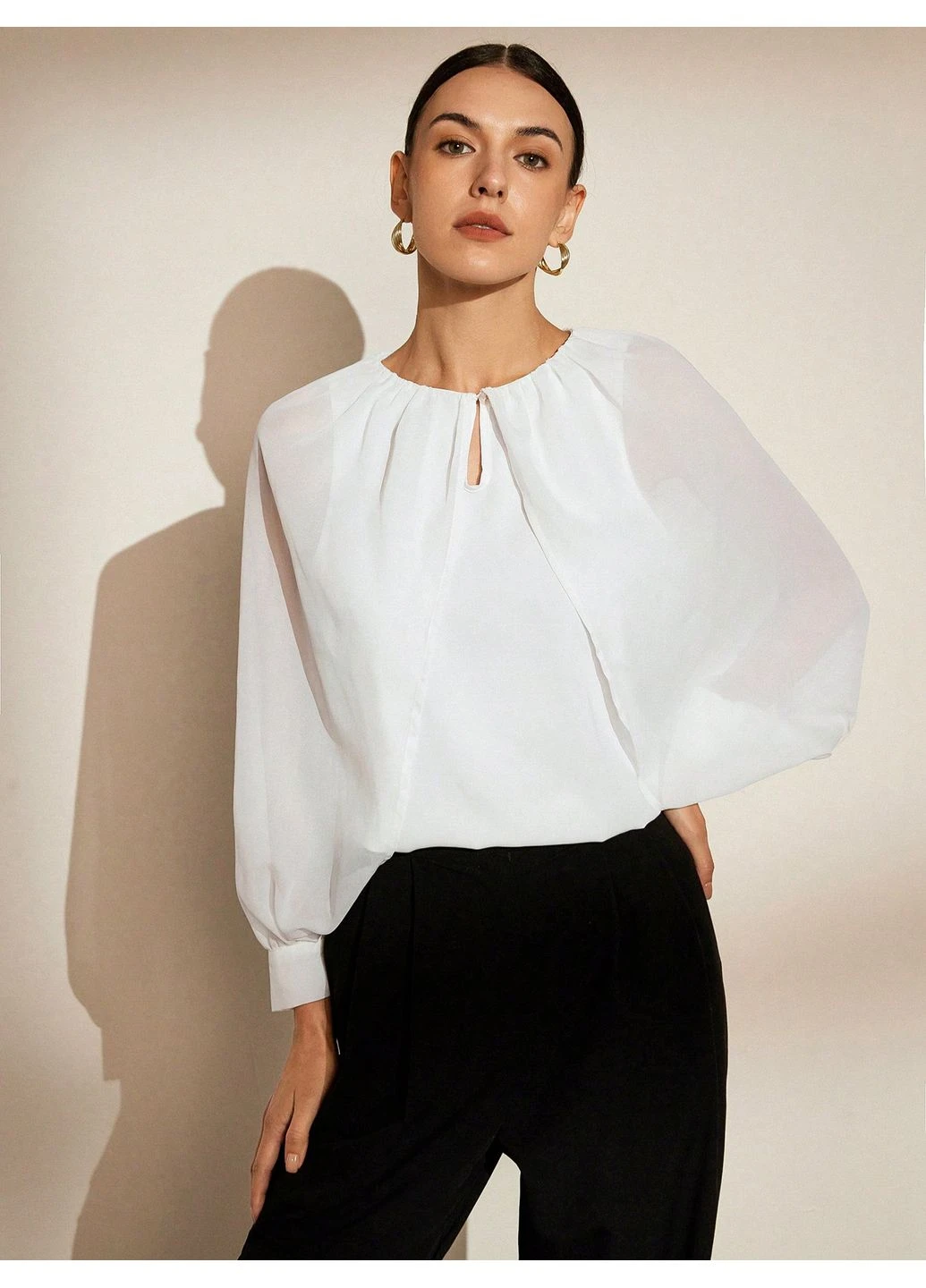 Біла блуза SHEIN
