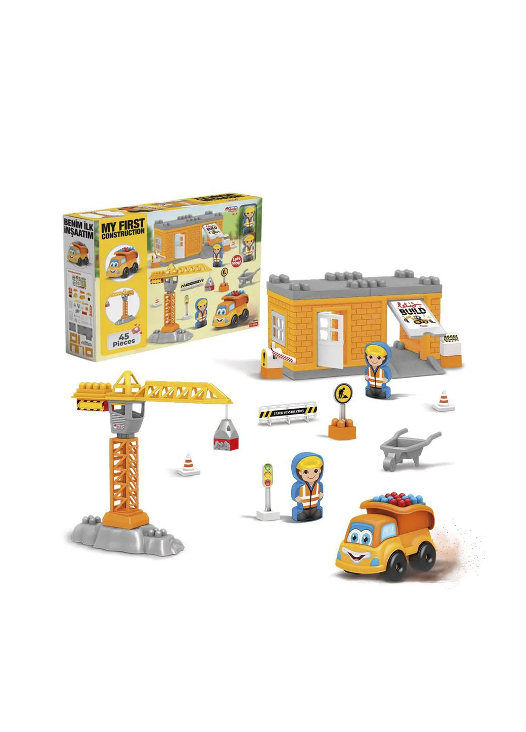 Мой первый конструктор цвет разноцветный ЦБ-00268347 DEDE (315070356)