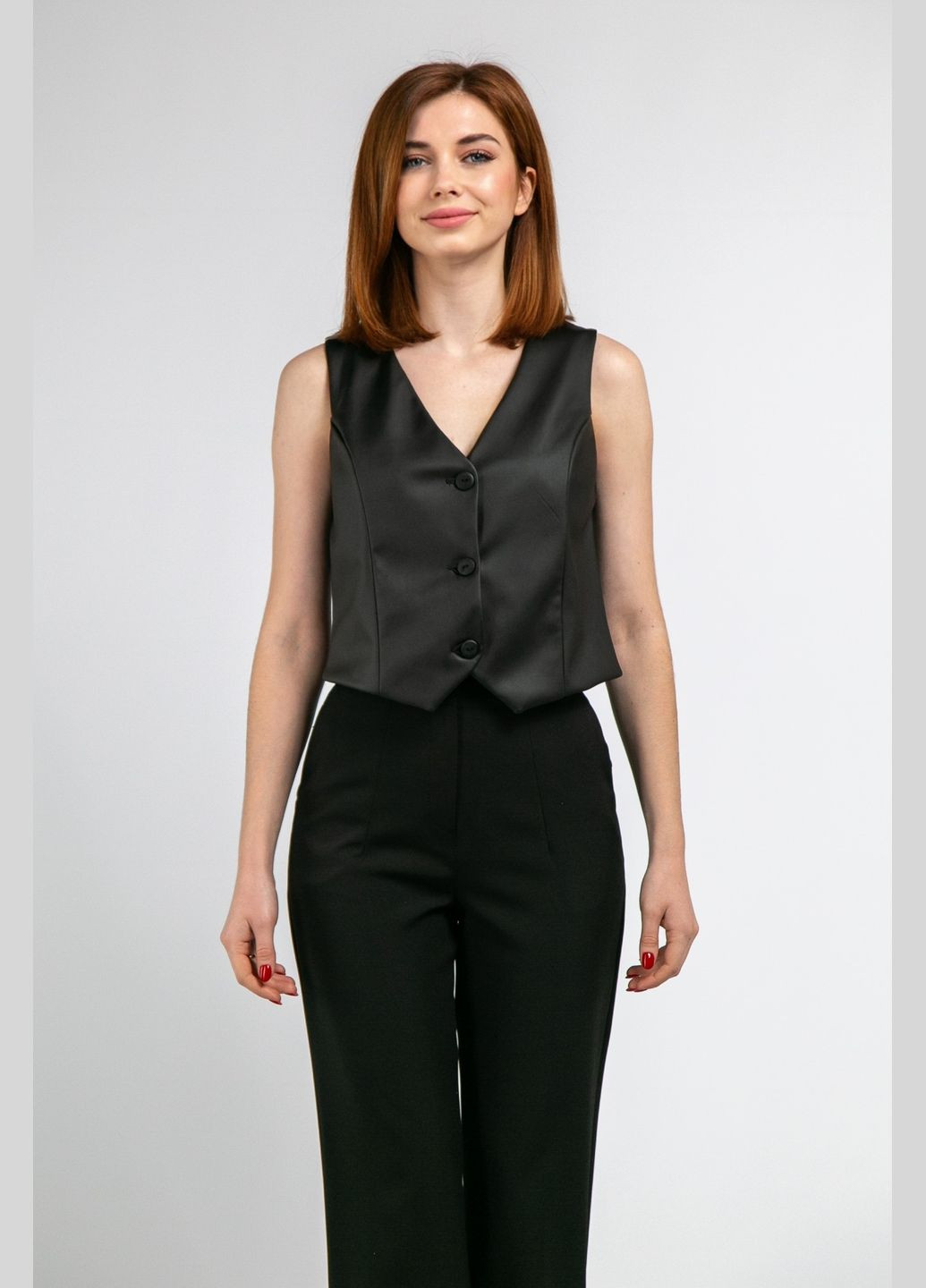 Классический жилет из эко-кожи. CHICLY (316645202)