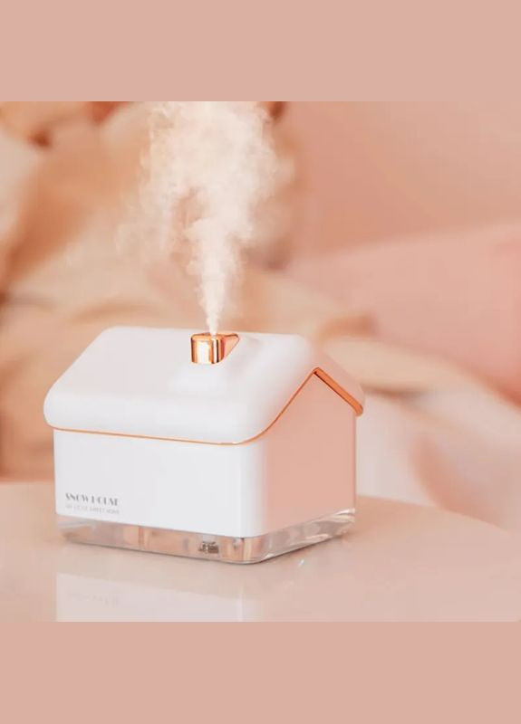 Увлажнитель воздуха - ночник 300 мл, с питанием от USB и LED подсветкой Снежный Дом, белый More (299716005)