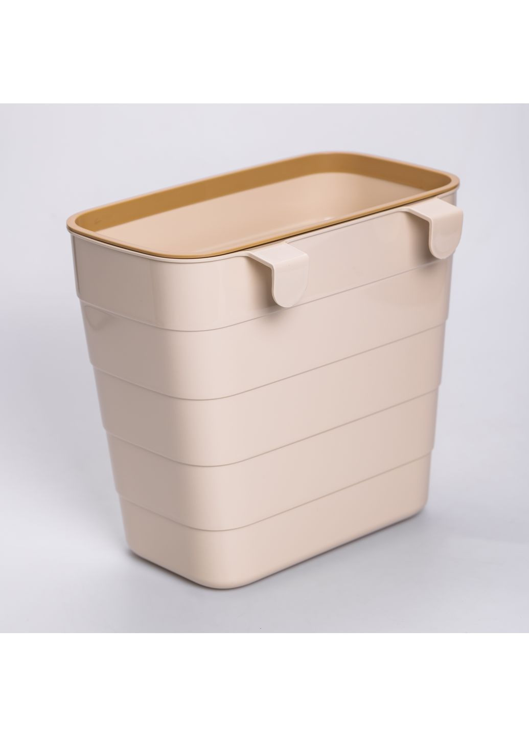 Корзина для мусора подвесная 6 л, бежевый HP-45-18BE No Brand (362305067)