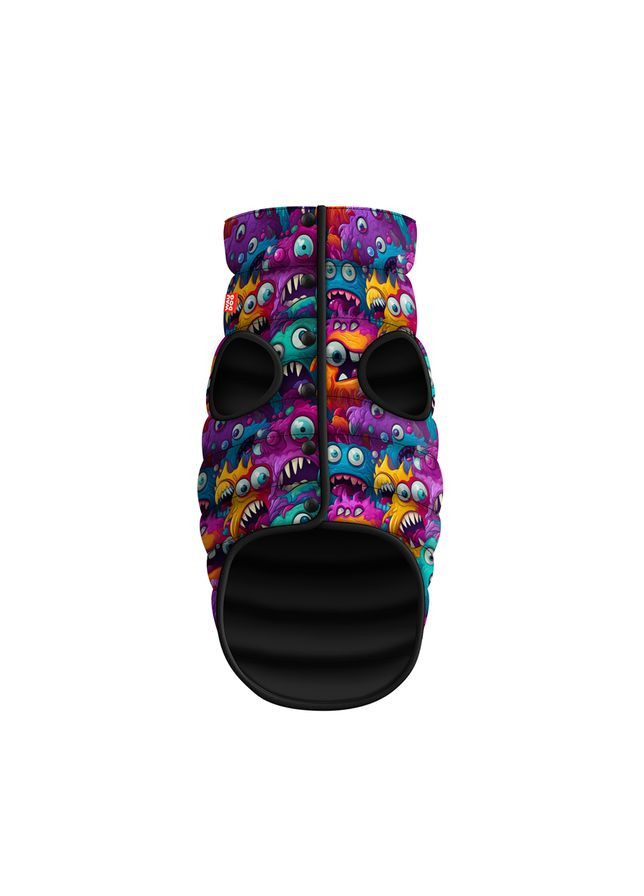 Курточка для собак Clothes, малюнок «Зубасті монстри», M40, В 63-67 см, С 39-43 см WAUDOG (329745867)