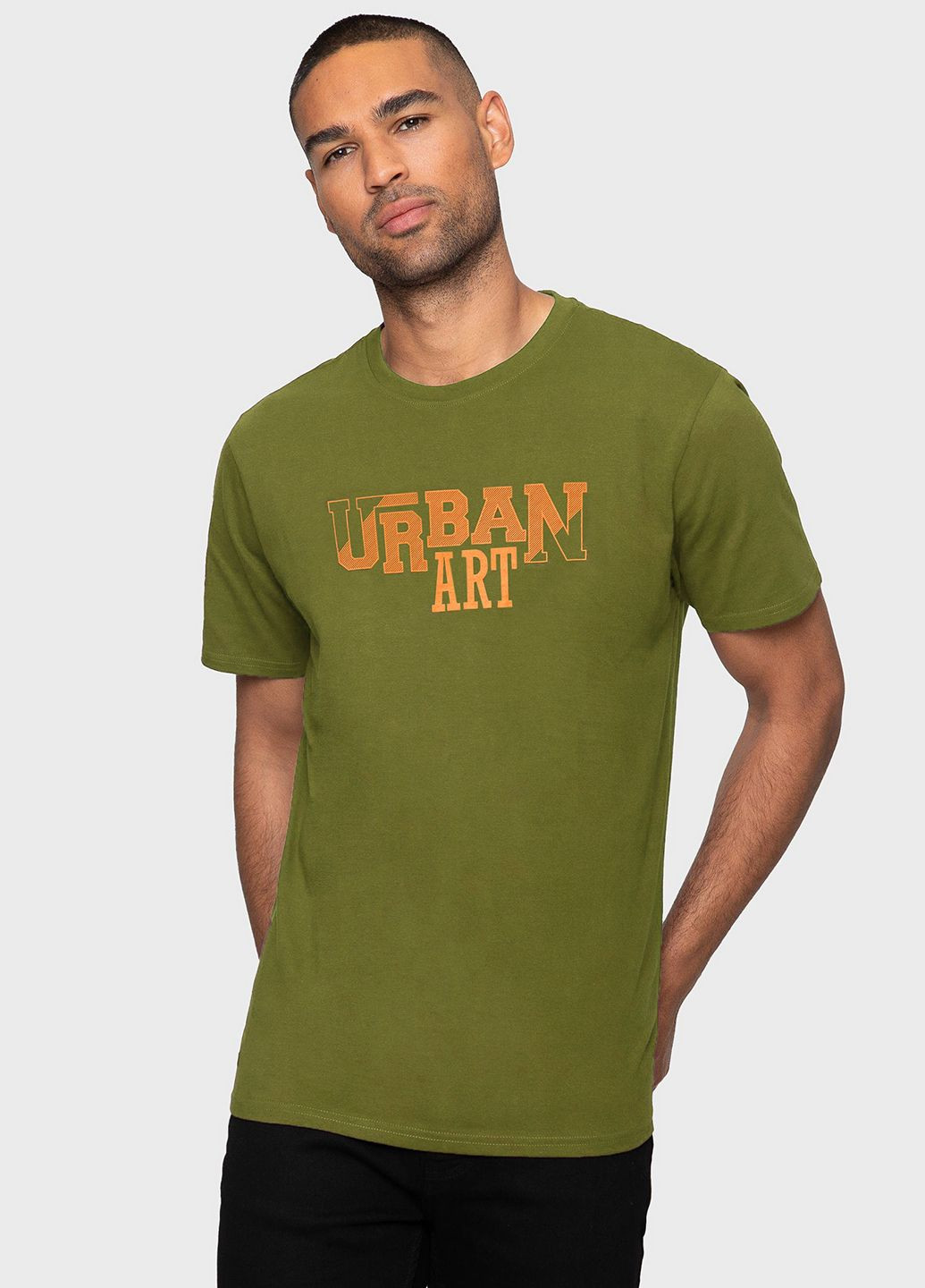 Зелена футболка з принтом Threadbare
