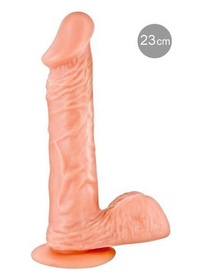 Фаллоимитатор на присоске - Real Bruce Flesh, TPE, диаметр 4,2 см Real Body (369946542)