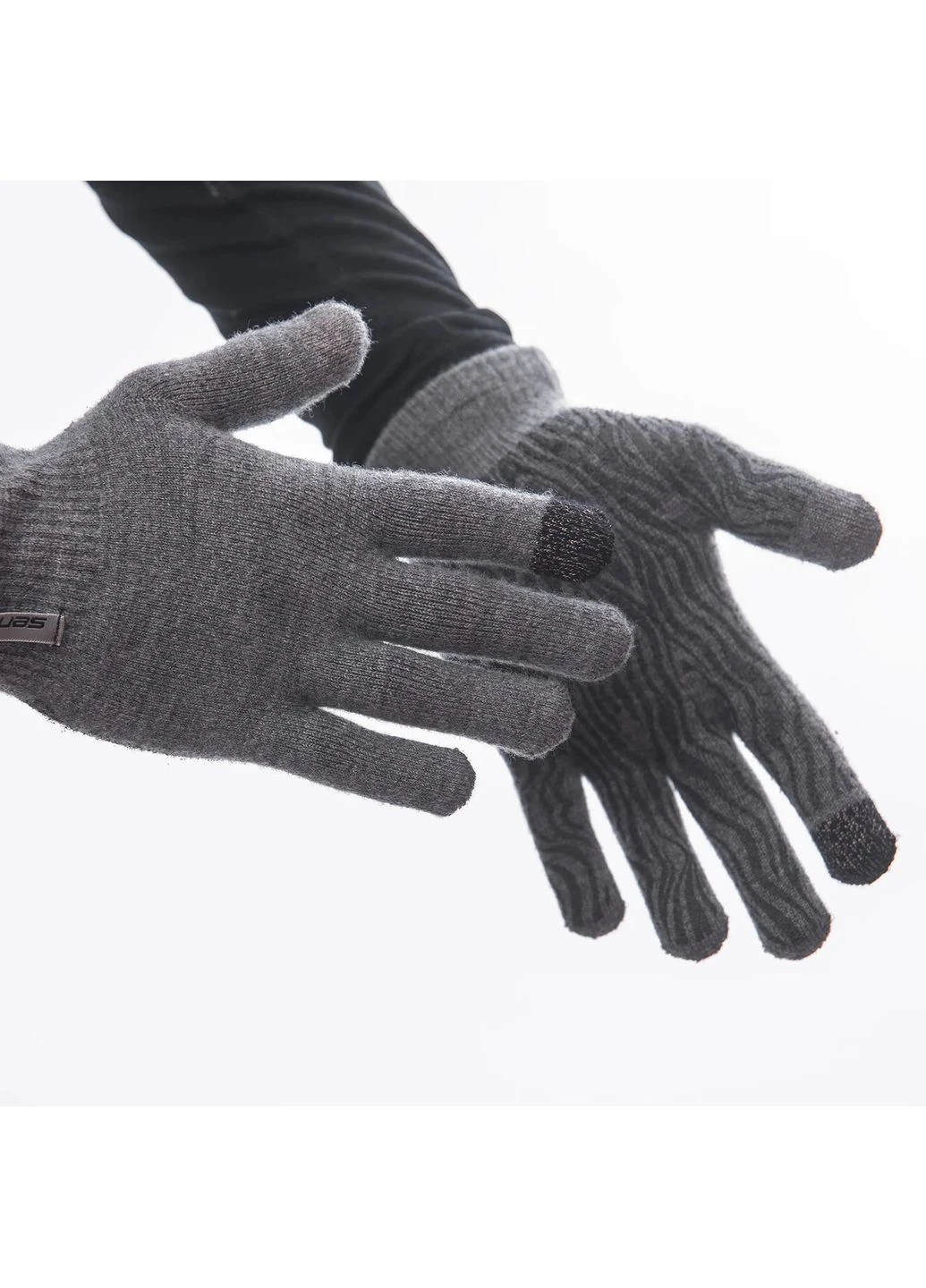 Велоперчатки Sensor Merino SU51M мерино серые No Brand (401268201)