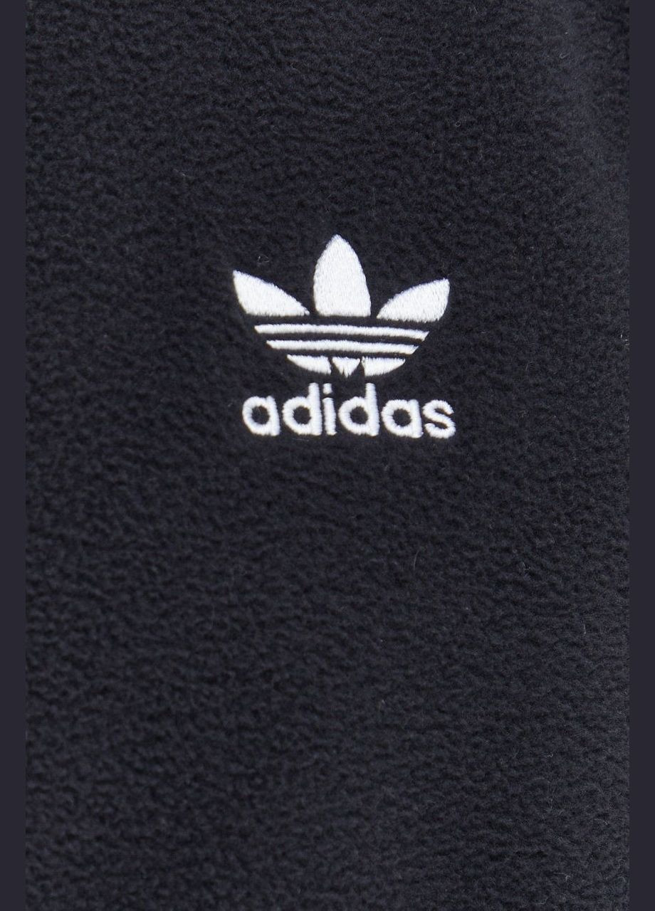 Мужской флисовый свитшот adidas - крой черный - (291449926)