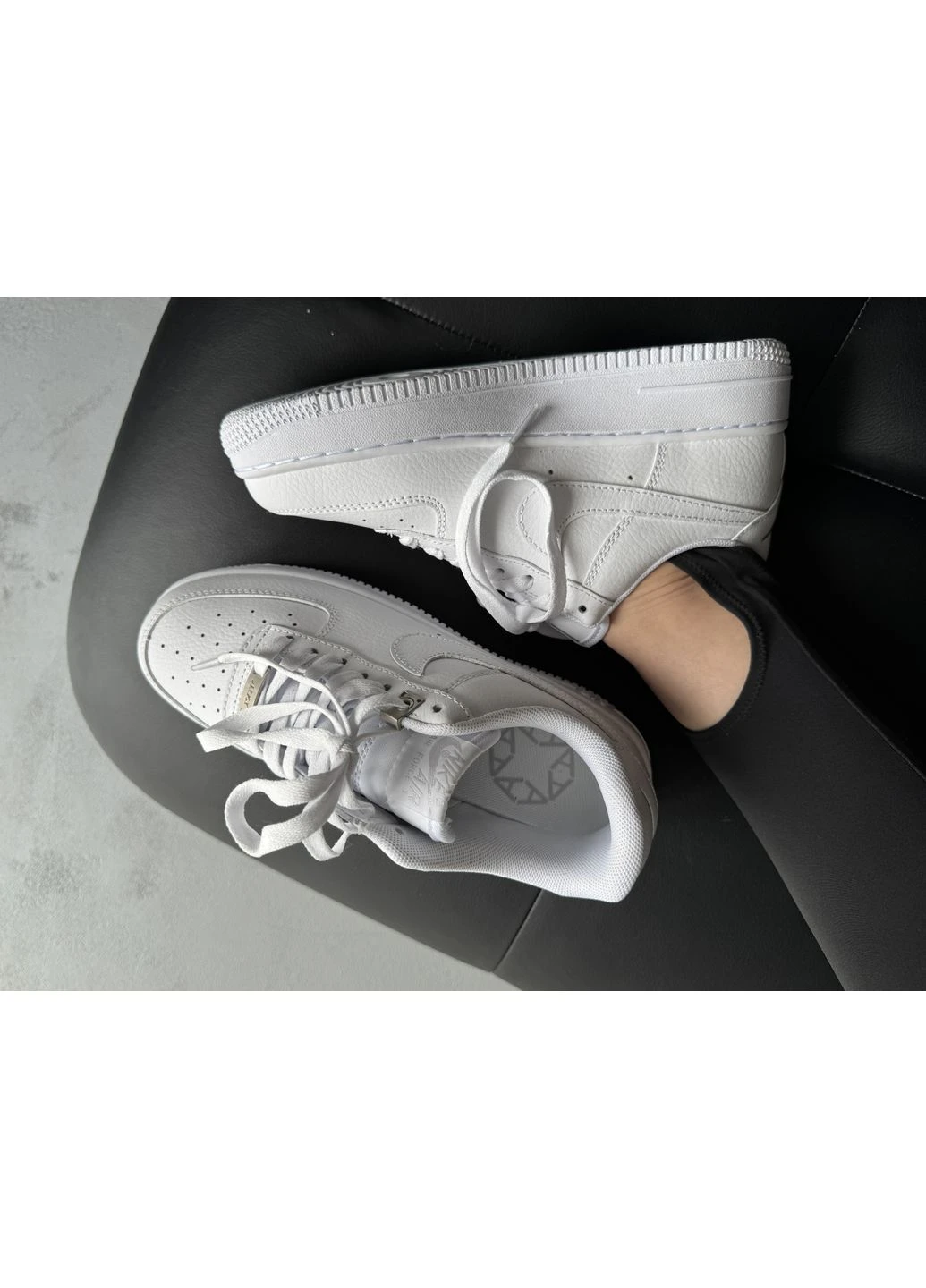 Кросівки жіночі і чоловічі Nike Air Force 1017 alyx 9sm white | Найк Еір Форс 1017 білі No Brand білі демісезони (375415266)