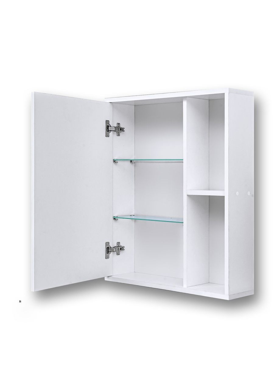 Дзеркальна шафа для ванної з відкритою полицею G - 06 60 см Seria A (372113568)