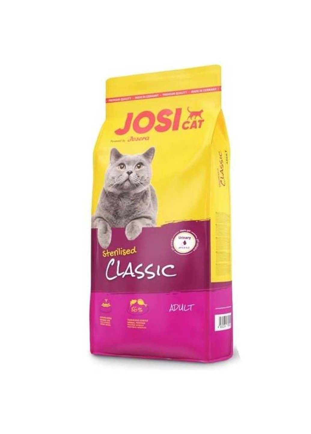 Сухой корм для взрослых стерилизованных кошек Sterilised Classic 650 г JosiCat (286472859)