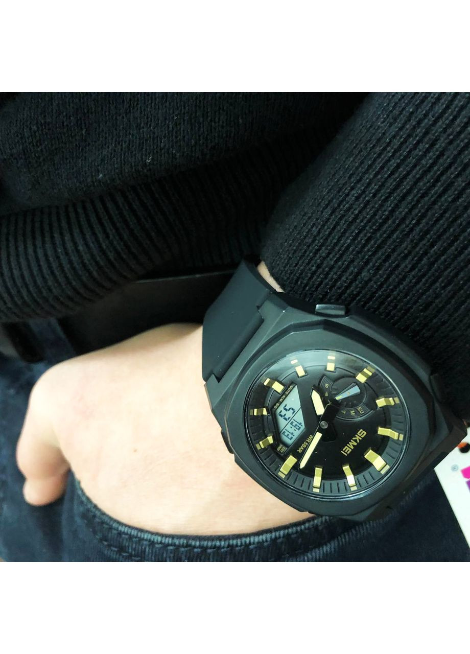 Мужские часы для плавания 2091BKGDWT, Армейские часы милитари, OA-622 Часы спортивные Skmei (337342498)
