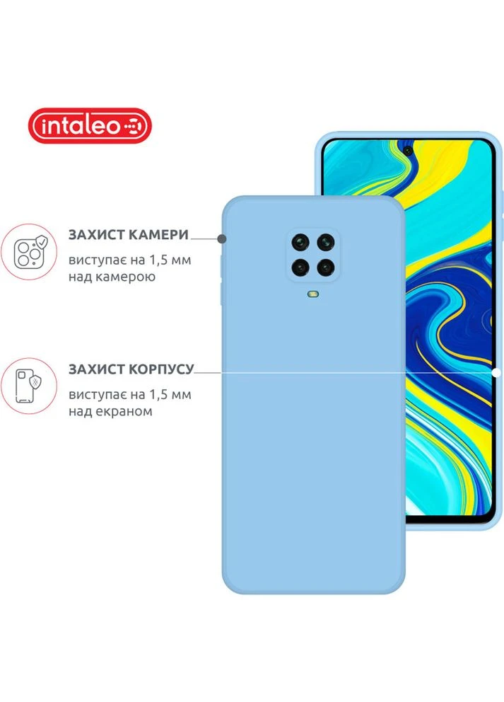 Чохол SoftShell для Xiaomi Redmi Note 9S Light Blue (1283126586309) Intaleo (393197290)