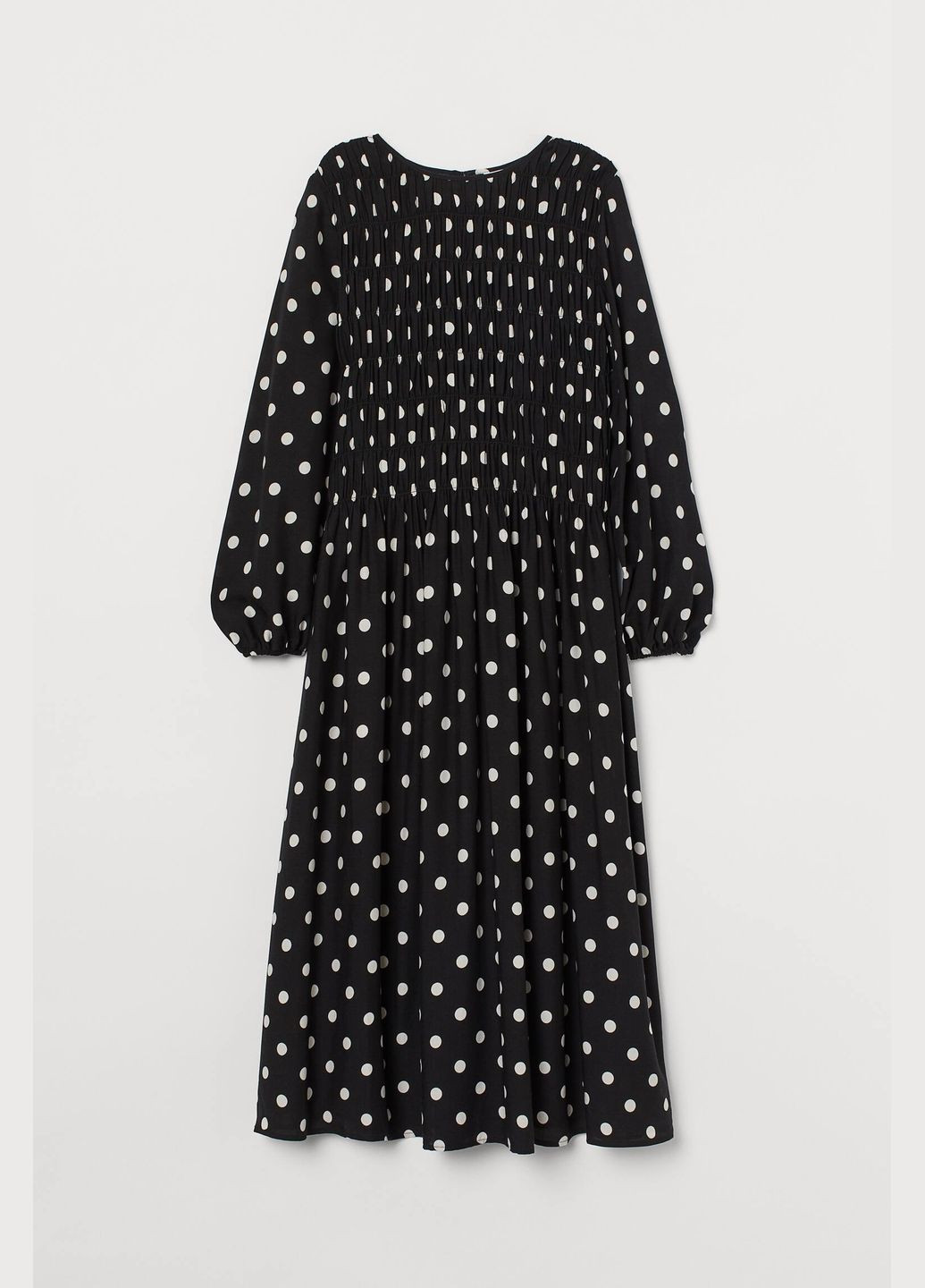 Чорна сукня H&M в горошок