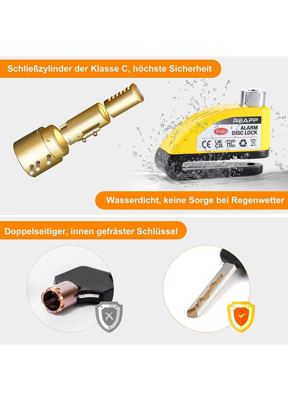 Система сигналізації і блокування мотоцикла Reapp No Brand (354828868)