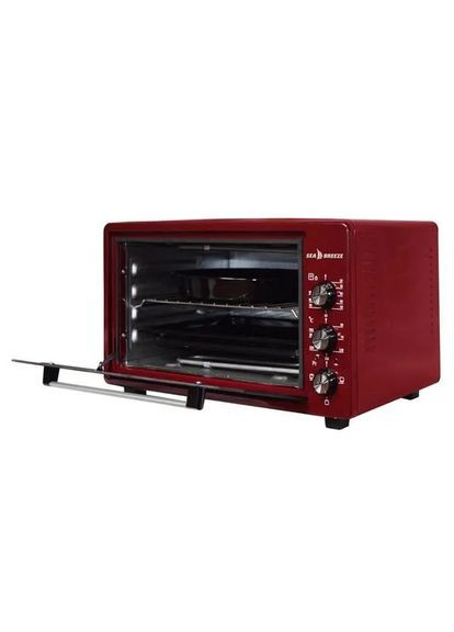 Електрична піч 45 л автоматична 1420 Вт до 300 °C бордо Sea Breeze (394243558)