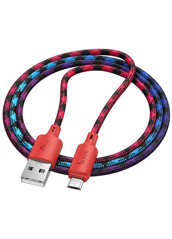 Кабель Micro USB для зарядки телефону, смартфона / зарядний шнур провід мікро юсб для передачі даних 1м Hoco (365731343)