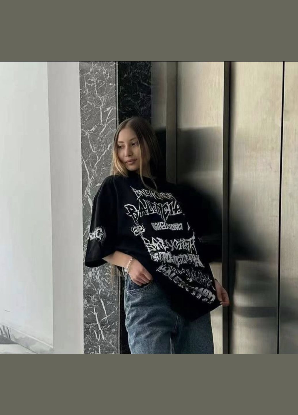 Футболка оверсайз инстазірок balenciaga No Brand - (311600066)