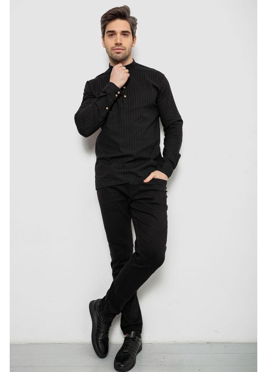 Черная рубашка Ager