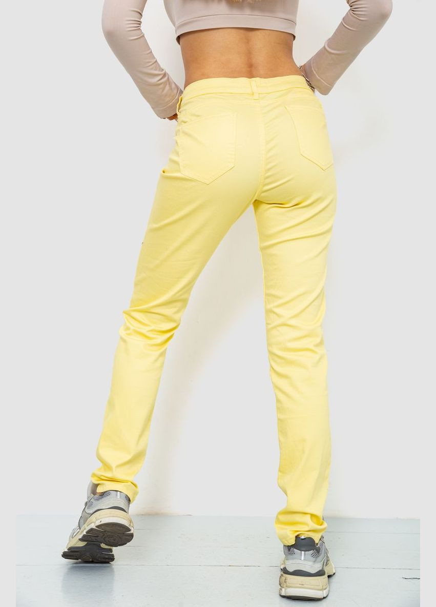 Желтые демисезонные брюки Ager