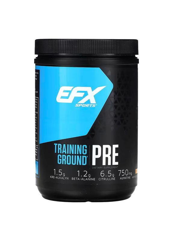 Передтренувальний комплекс Training Ground PRE 500 г, Orange Mango EFX Sports (331623517)