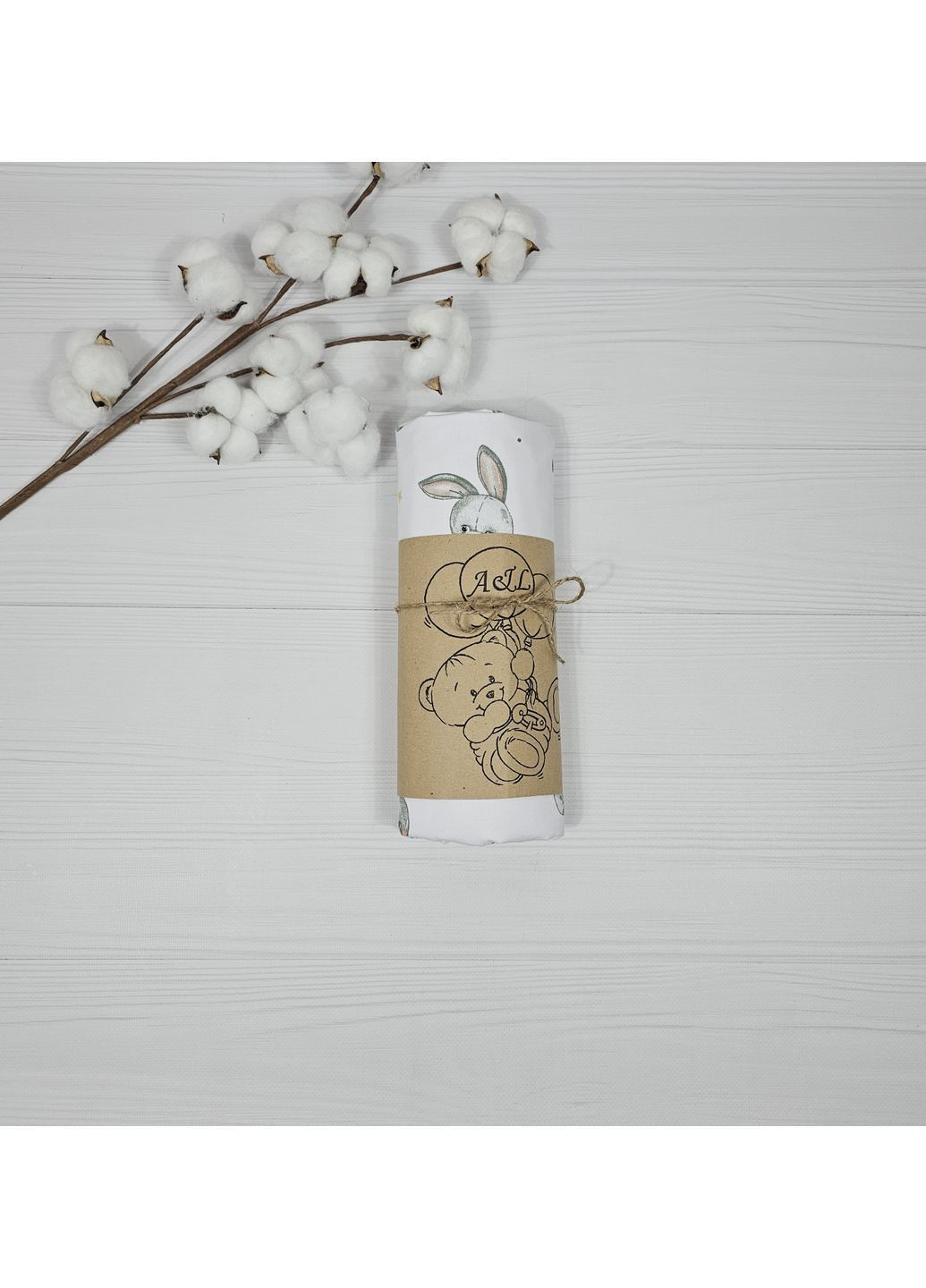 Пелюшка дитяча a.l.babybox Зайчикова казка багаторазова непромокаюча 80x100 см No Brand (362190791)