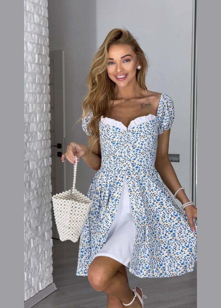 Голубое платье No Brand