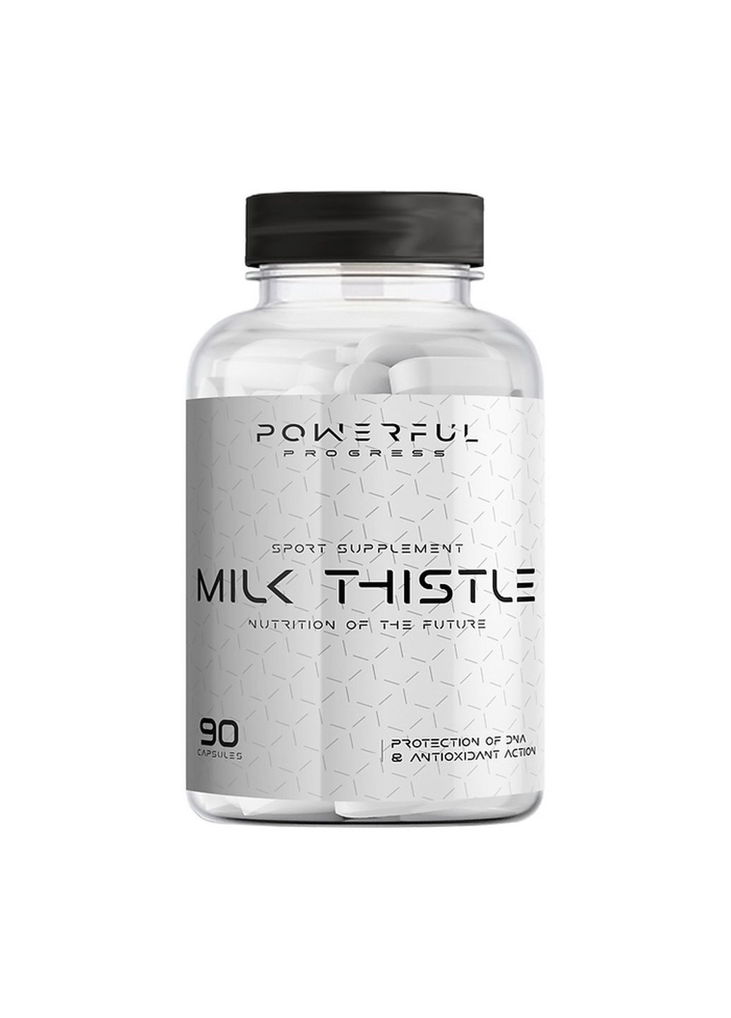 Натуральна добавка Milk Thistle, 90 капсул Powerful Progress (293340820)