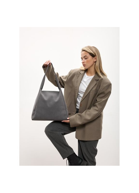 Жіноча сумка HOBO Velor сіра Sambag (368834861)