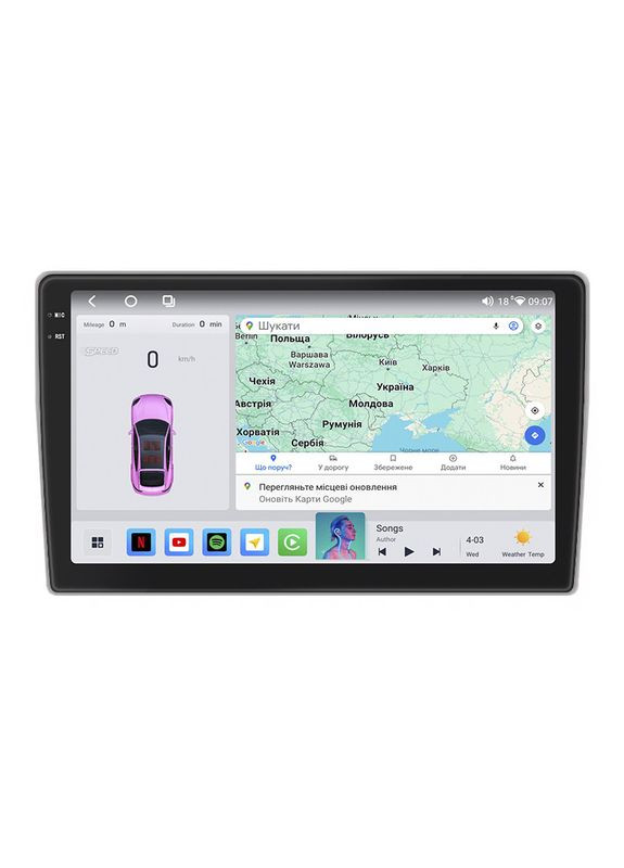 Штатная магнитола 10" для Nissan X-Trail I Рестайлинг 2003-2007 4/64 QLED CarPlay GPS 360 Prime 4 шт. Lesko (336200671)